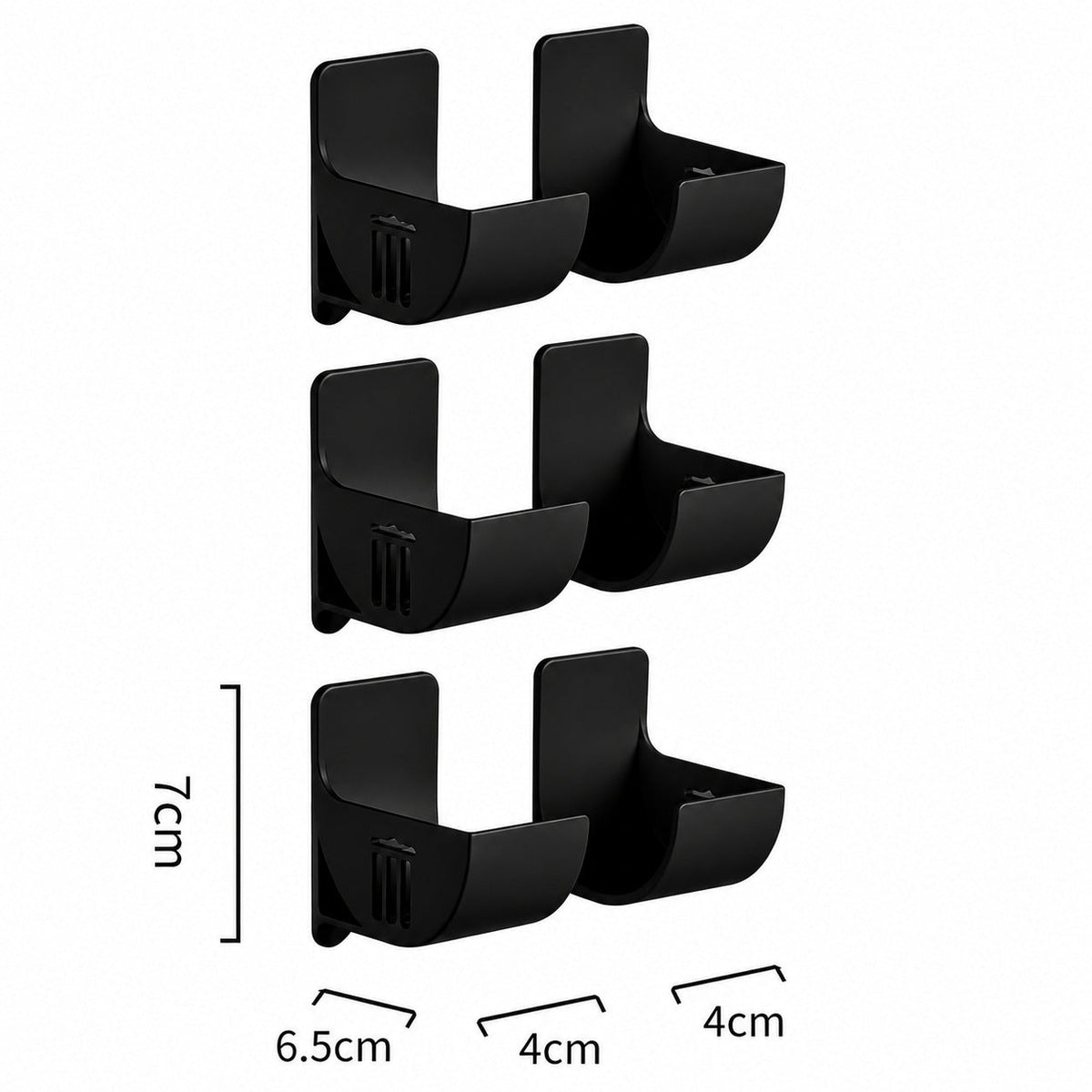 Adhesive Wall-Mounted Roll Holder – Adjustable Storage Rack for Trash Bags, Foil, Plastic Wrap & Kitchen Rolls