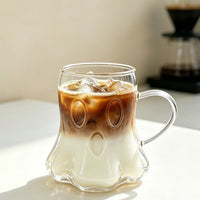 Halloween Ghost Glass Mug Borosilicate Drinking Cup