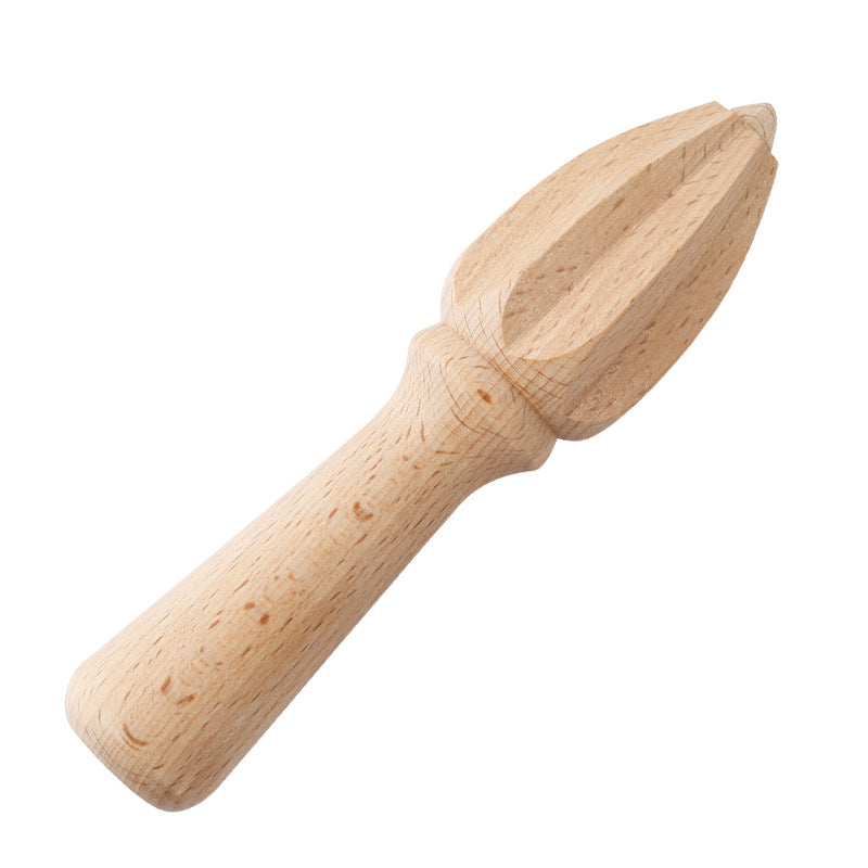 Natural Beech Wood Manual Citrus Juicer Lemon Reamer