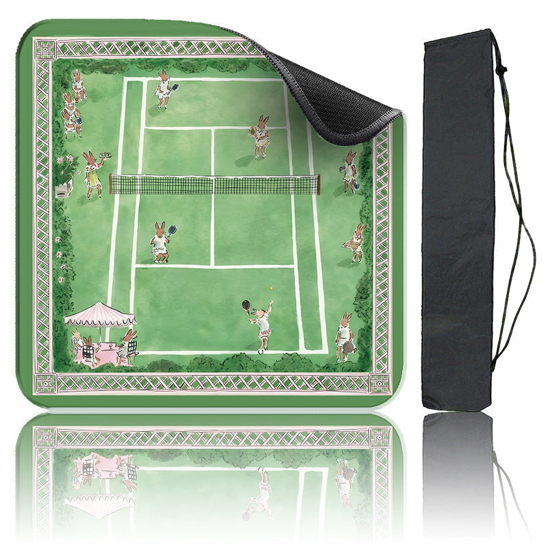 American Mahjong Table Mat – Non-Slip Crystal Velvet Game Pad
