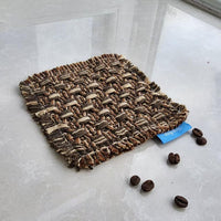 Checkered Cotton Woven Coaster