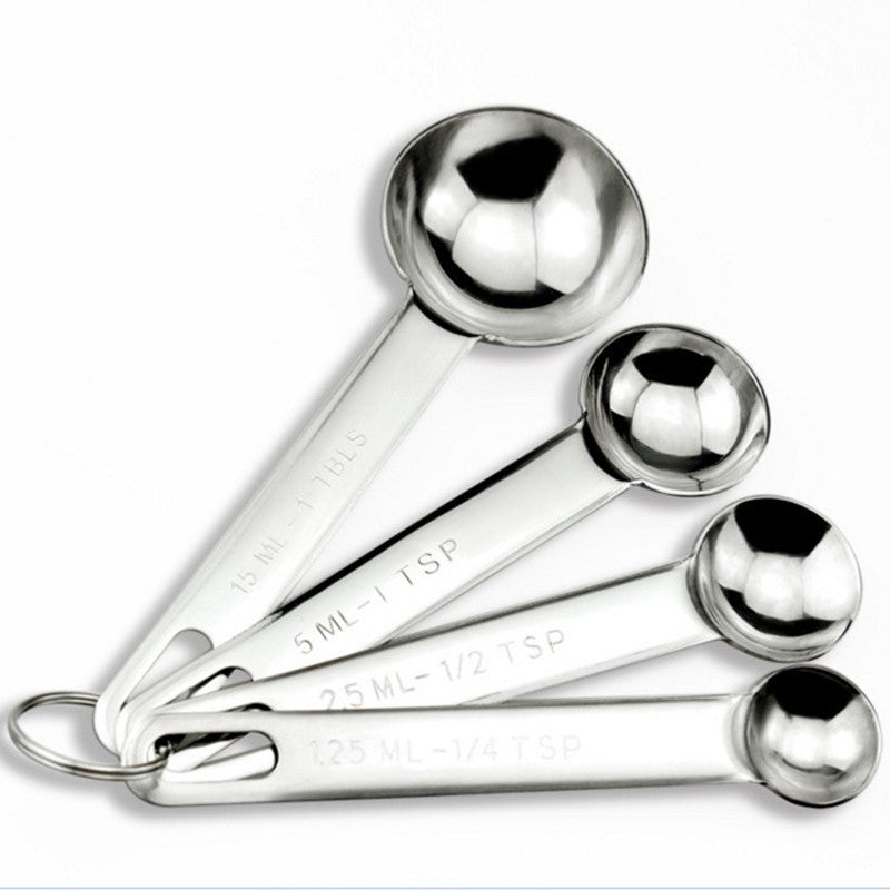Stainless Steel Measuring Spoon Set for Baking Cooking and Spices