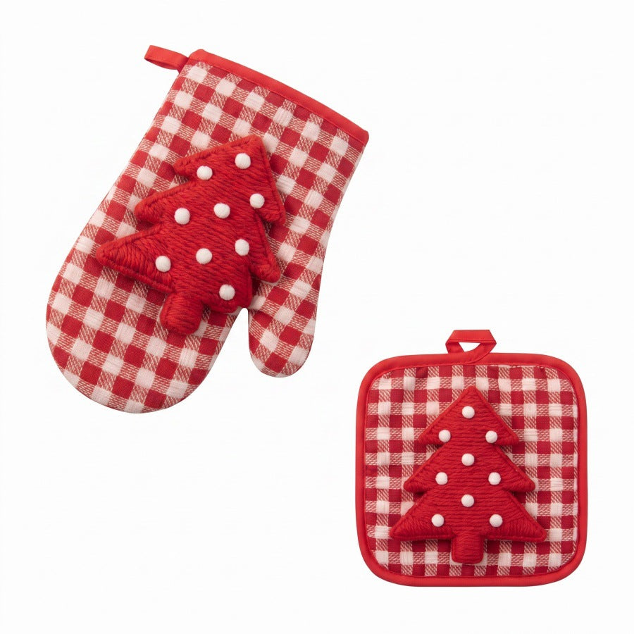 Christmas Oven Mitts and Pot Holders
