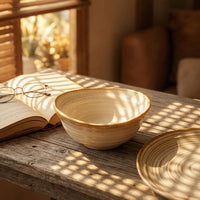Clay Rice Bowl, 300 ml Rustic Glazed Earthenware Soup Bowl, Small Serving Bowl