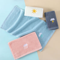 Cute Embroidered Hand Towel – Soft Absorbent Kitchen & Bathroom Towel
