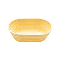 Silicone Bread Proofing Basket Oval Dough Rising Bowl Reusable Baking Basket