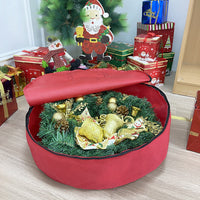 Large Christmas Tree Storage Bag Waterproof Round Zippered Holiday Decoration