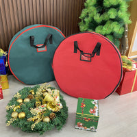 Large Christmas Tree Storage Bag Waterproof Round Zippered Holiday Decoration
