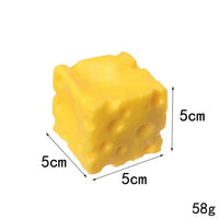 Fluid Cheese Squishy Toy – Slow Rising Stress Relief Fidget Cube (5–11cm)