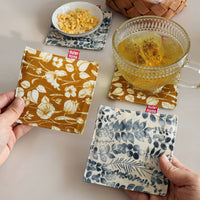 Cotton Coaster, Japanese Style Mug Mat & Tea Cup Coaster