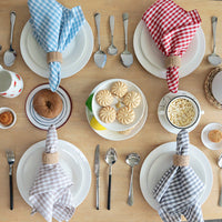 Check Cotton Napkin, Square Table Linen Placemat & Dinner Napkin