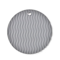 Wavy Textured Round Silicone Trivet, Multi‑Purpose Heat‑Resistant Pot & Cup Mat