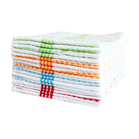 Cotton Waffle Dish Cloths, 4-Pack Kitchen Cleaning Towel Set