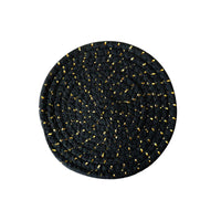 Handwoven Cotton Rope Trivet, Multi-Purpose Kitchen Table Mat & Heat Resistant Coaster