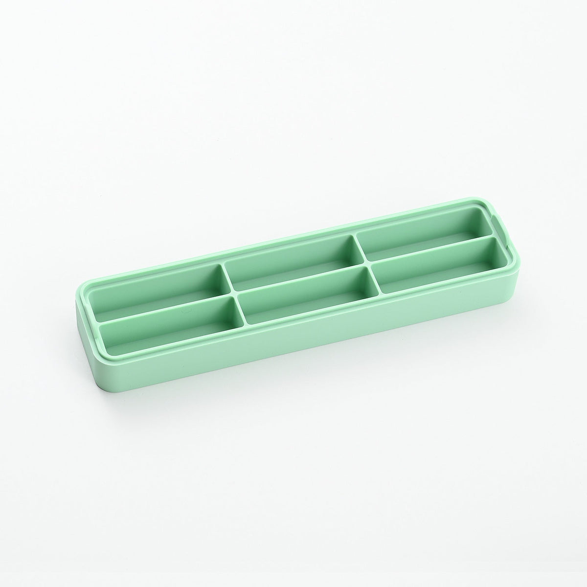 Food Grade Silicone Ice Cube Tray with Lid for Freezer Storage