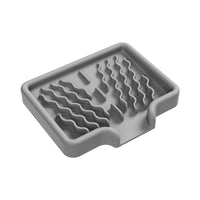 Small Silicone Soap Dish Drainage Tray Raised Soap Holder