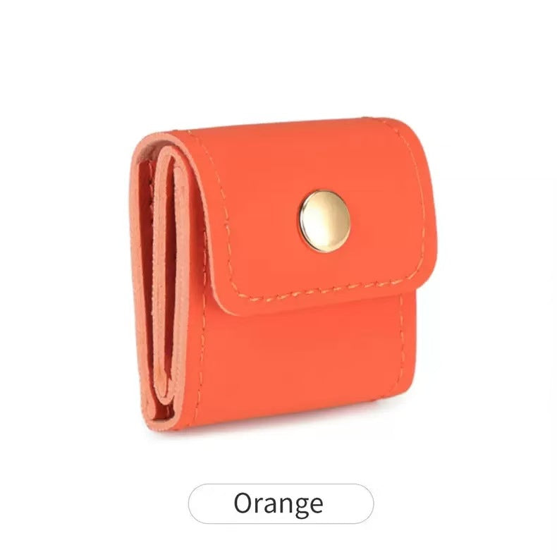 Mini Felt Ring Storage Pouch Portable Jewelry Organizer with Snap Button
