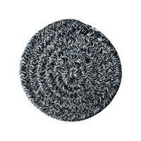 Round Woven Cotton Coaster Heat Resistant Drink Mat Decorative Table Protector