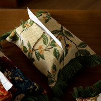 Classic Fabric Tissue Box Cover, European Style Tabletop Tissue Holder