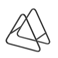 Metal Triangle Dish Rack Kitchen Plate Holder and Drying Stand