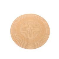 Round PVC Woven Placemat   Heat Resistant Table Mat Coaster for Kitchen Dining