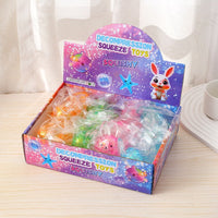 Malt Syrup Animal Squishy Toy – Glitter Cat Paw Stress Relief Fidget Toy