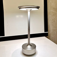 Aluminum Touch Table Lamp – USB Rechargeable Minimalist Desk Light