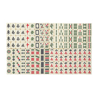Melamine Mahjong Tiles Set – Ivory & Jade Style 144PCS Wholesale Game Set