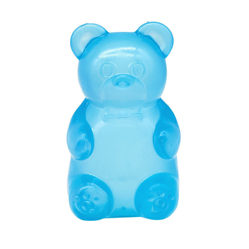 Colorful Gummy Bear Squishy Slow Rising Stress Relief Toy