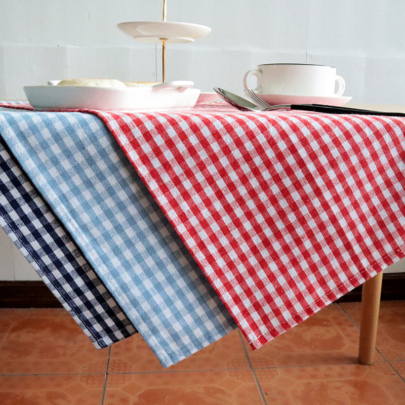 40 × 60 cm Cotton Gingham Table Mat – Checkered Placemat for Dining Table, Kitchen, Café, Restaurant, Picnic & Home Decor