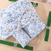 3-Piece Mahjong Storage Bag Set – Blue Floral Tote, Tile Pouch & Rack Carry Bag for Mahjong Tiles, Accessories, Travel & Home Storage