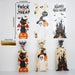 100-Pack Halloween Treat Bags – 3 Assorted Designs, Clear Plastic Candy Bags