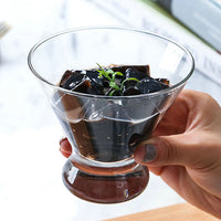 Nordic Glass Dessert Cup – Ice Cream, Yogurt & Sundae Bowl
