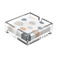 Acrylic Tissue Box Cover & Towel Holder, Clear Minimalist Rectangular Storage