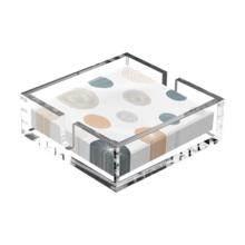 Acrylic Tissue Box Cover & Towel Holder, Clear Minimalist Rectangular Storage
