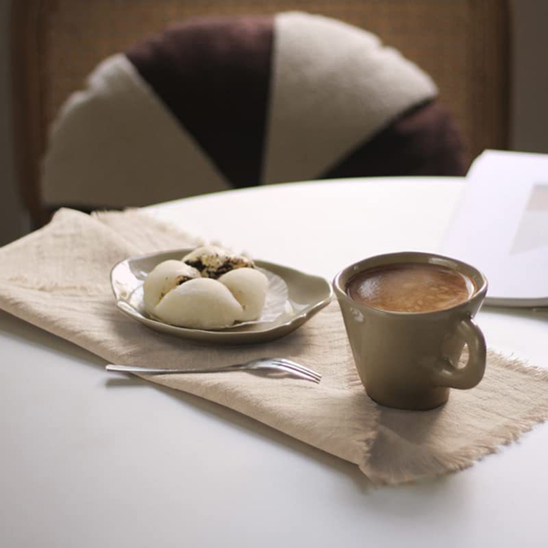 Fringed Cotton Linen Napkins for Relaxed Gatherings and Beautiful Table Settings, 45 x 45 cm