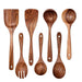 Acacia Wood Kitchen Utensil Set Teak Cooking Spoons