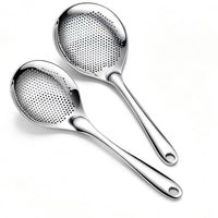 Stainless Steel Fine Mesh Skimmer Spoon for Cooking and Straining