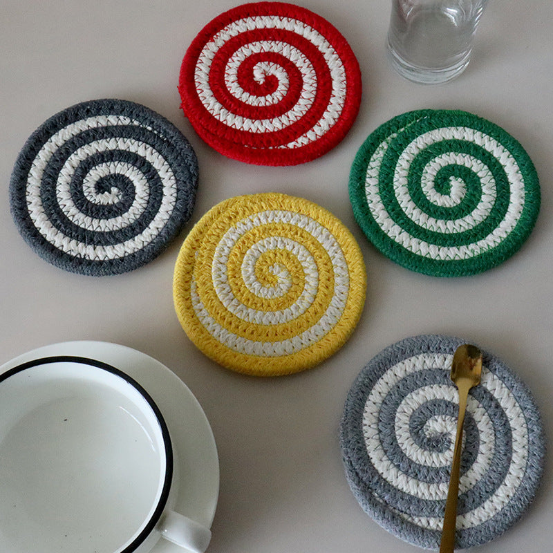 Japanese Cotton Rope Placemat, Round Oval Trivet and Coaster