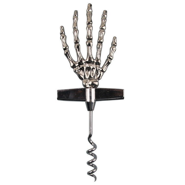 Halloween Wine Corkscrew, Novelty Bottle Opener with Pumpkin Witch Hat and Skeleton Designs, Spooky Party Bar Accessories