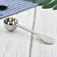 Long Handle Stainless Steel Coffee Measuring Spoon, Single Head Coffee Scoop