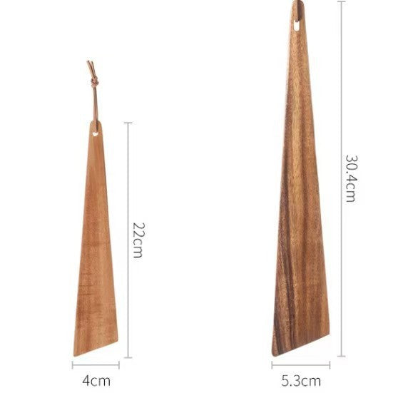 Natural Wooden Rice Paddle, Nonstick Serving Spoon for Rice & Cooking
