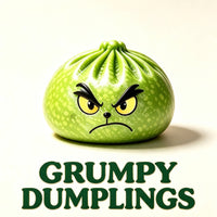 Christmas Grinch Dumpling Squishy Toy – 8.5 cm TPR Mystery Expression Stress Relief Toy, Holiday Stocking Stuffer, Party Favor & Christmas Gift