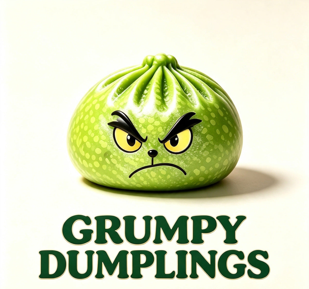 Christmas Grinch Dumpling Squishy Toy – 8.5 cm TPR Mystery Expression Stress Relief Toy, Holiday Stocking Stuffer, Party Favor & Christmas Gift