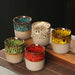 150ml Reactive Glaze Ceramic Cup – Handleless Tea & Coffee Tumbler for Espresso, Sake, Café, Restaurant, Office & Home Drinkware