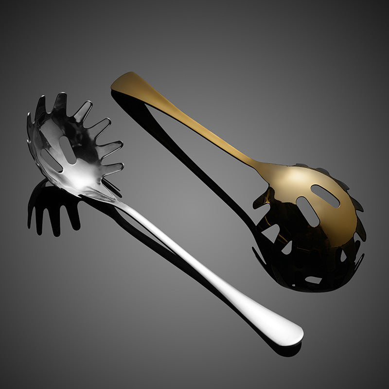 Stainless Steel Pasta Server Spoon – Elegant Spaghetti Serving Utensil for Kitchen, Restaurant & Dining Table