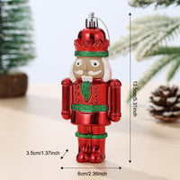 Christmas Nutcracker Bell Ornament Festive Hanging Tree Decoration Holiday Window Decor
