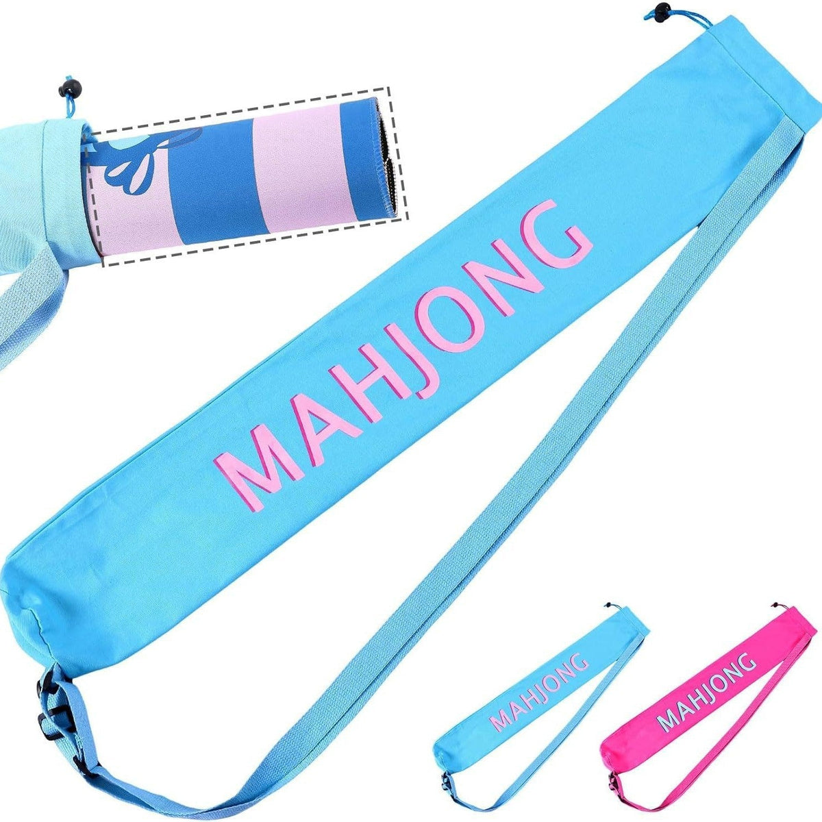 Mahjong Travel Bag – Large Capacity Crossbody Storage Tote
