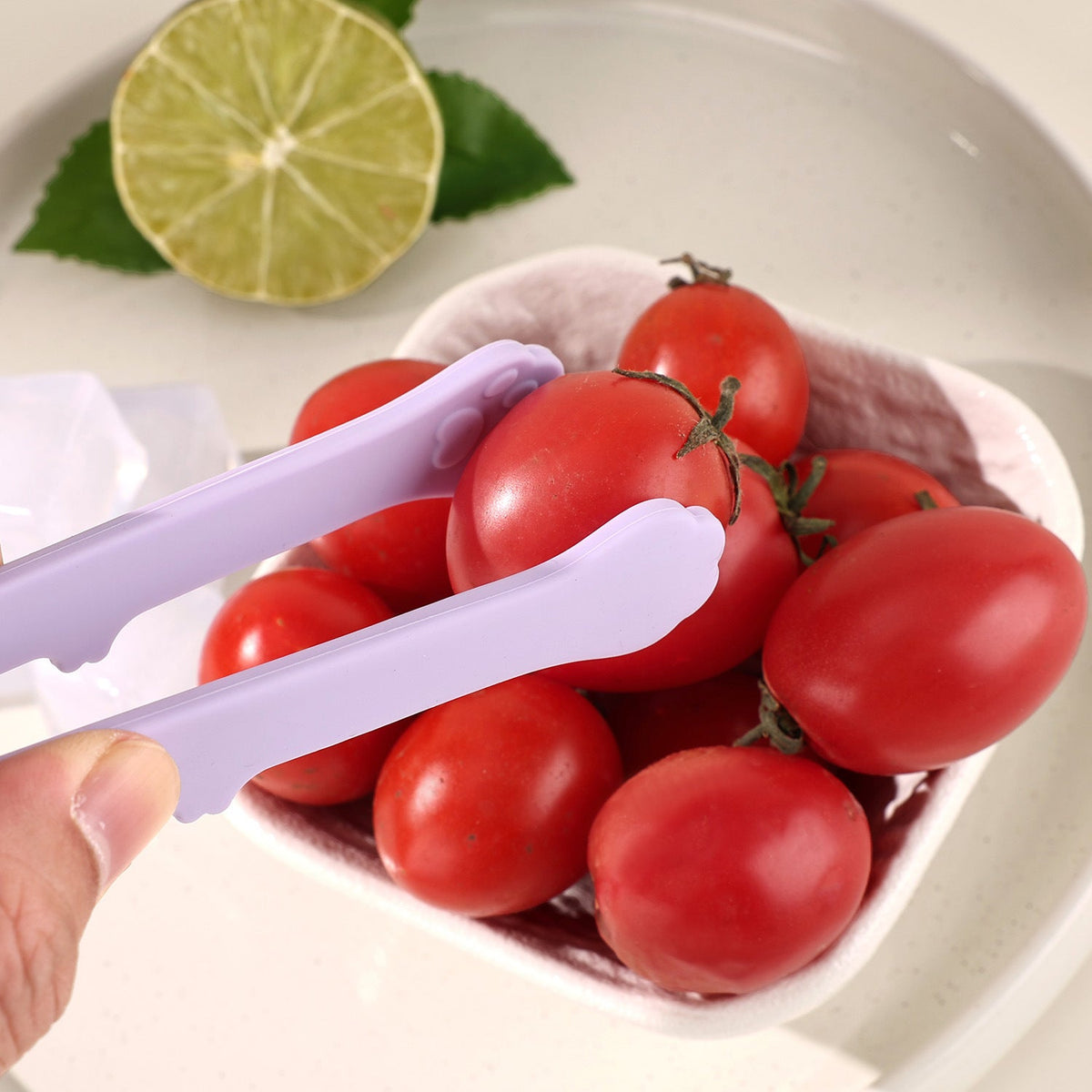 Cat Paw Food Grade Silicone Serving Tongs in Pastel Colors
