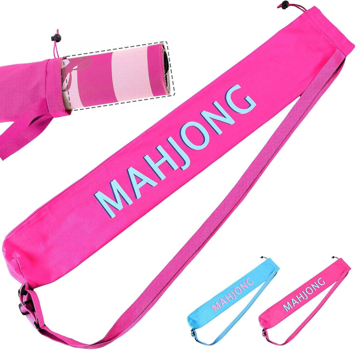 Mahjong Travel Bag – Large Capacity Crossbody Storage Tote